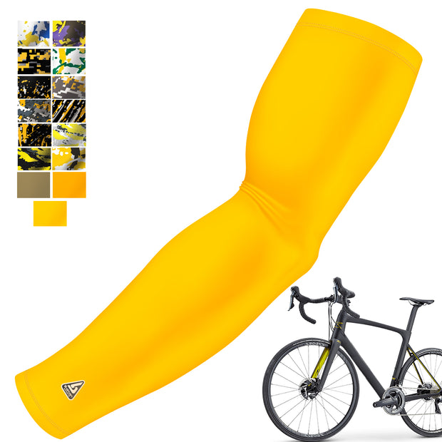 Cycling | Compression Arm Sleeves - Gold