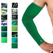 Baseball | Compression Arm Sleeve - Green