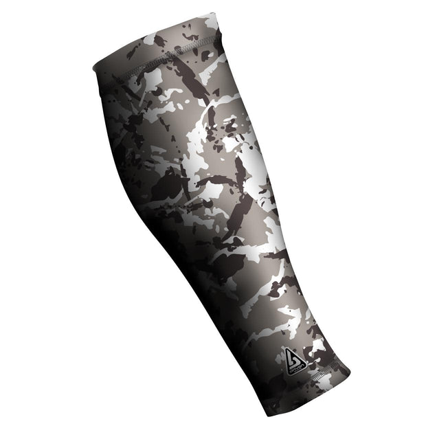 running compression sleeves camo