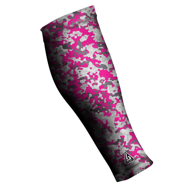 UNISEX COMPRESSION CALF SLEEVES, CAMO PINK