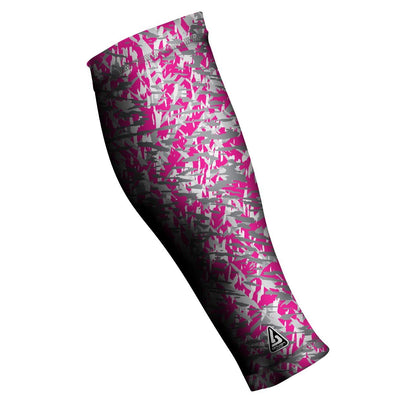 running compression sleeves pink camo
