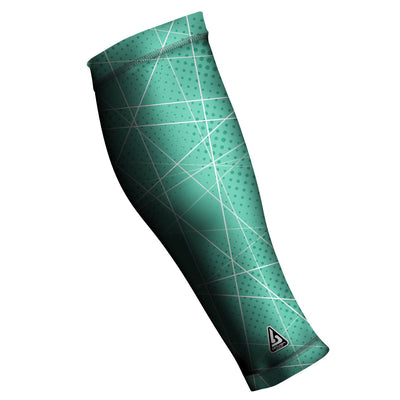 running compression sleeves teal 