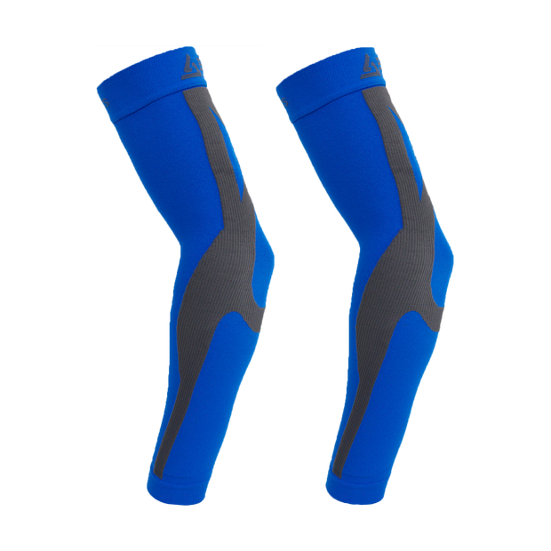 ENHANCED GRADUATED COMPRESSION ARM SLEEVE (PAIR) (BLUE)