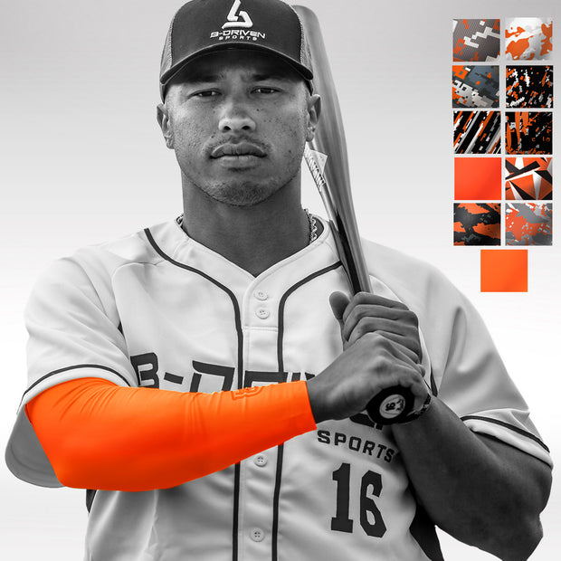 Baseball | Compression Arm Sleeve - Orange