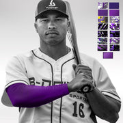 Baseball | Compression Arm Sleeves - Purple