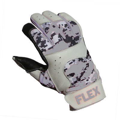 flex batting glove grey