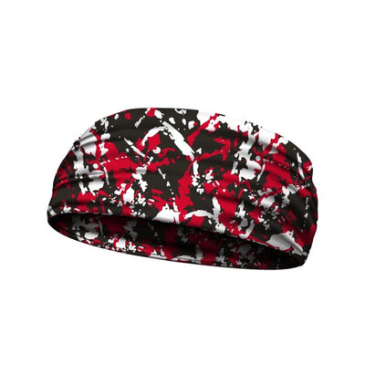  headbands flaked camo red 3 widths available