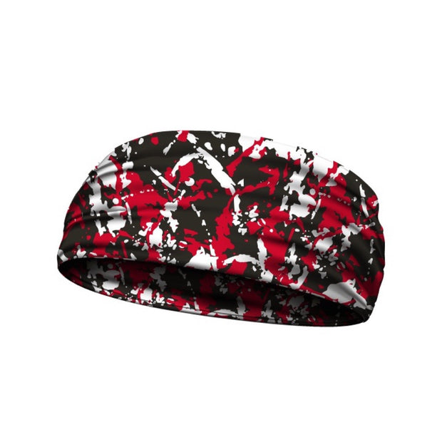 headbands flaked camo red 3 widths available