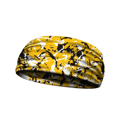  headbands yellow and black 3 widths available