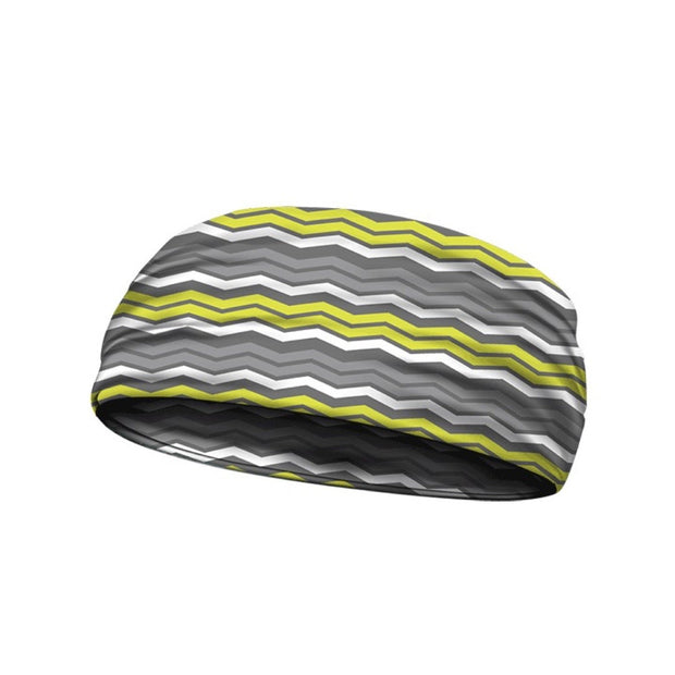  headbands chevron yellow 3 widths available