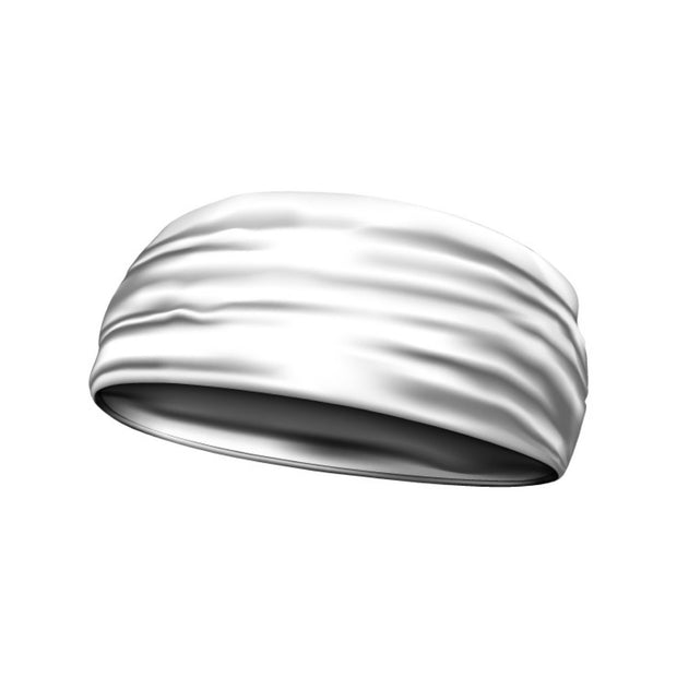  headband solid white