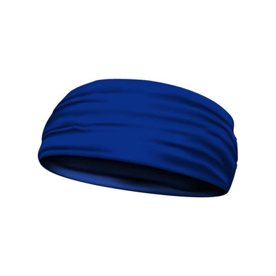  headband solid blue