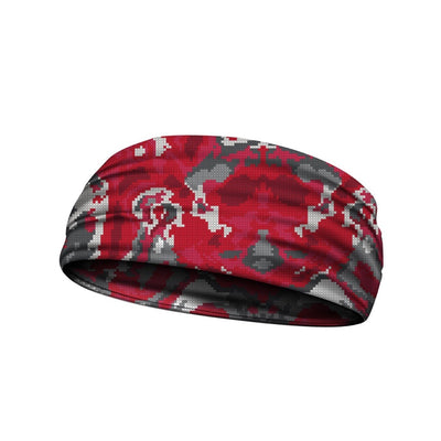  headbands wicked camo red 3 widths available