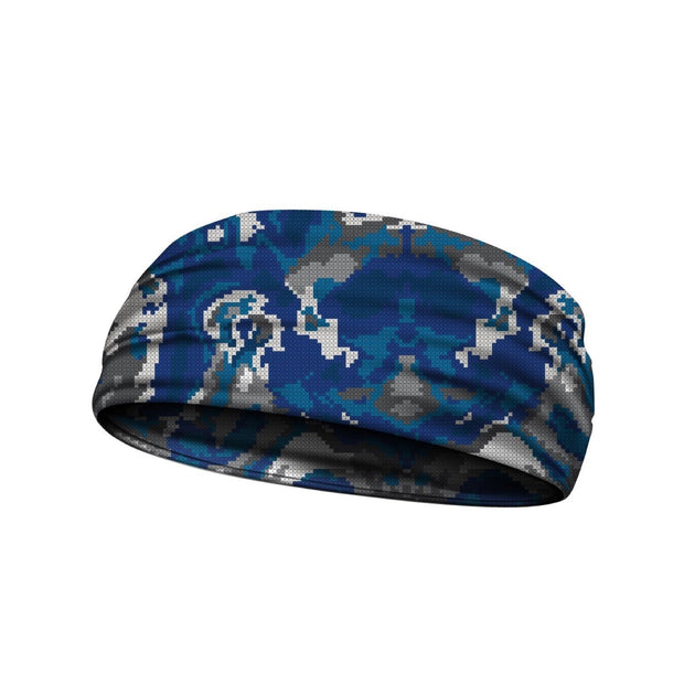  headbands wicked camo blue 3 widths available