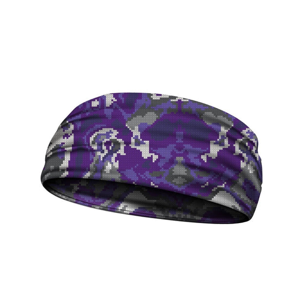  headbands wicked camo purple 3 widths available