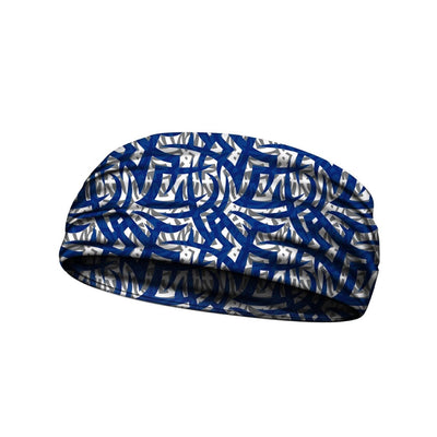  headbands tribal ink blue 3 widths available