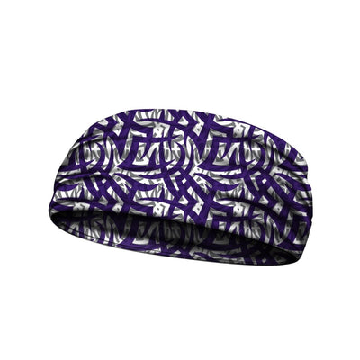  headbands tribal ink purple 3 widths available