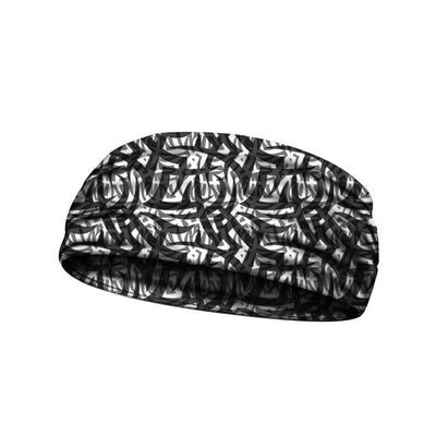 compression headbands tribal ink black sport