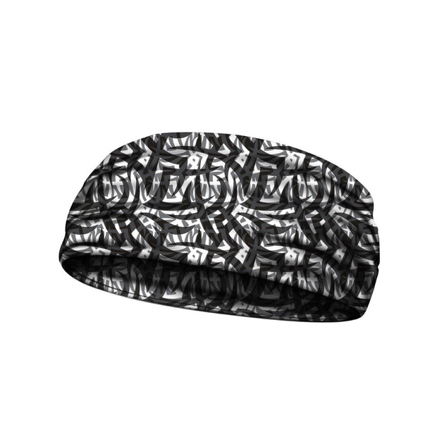  compression headbands tribal ink black sport