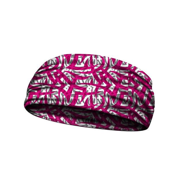 headbands tribal ink pink 3 widths available