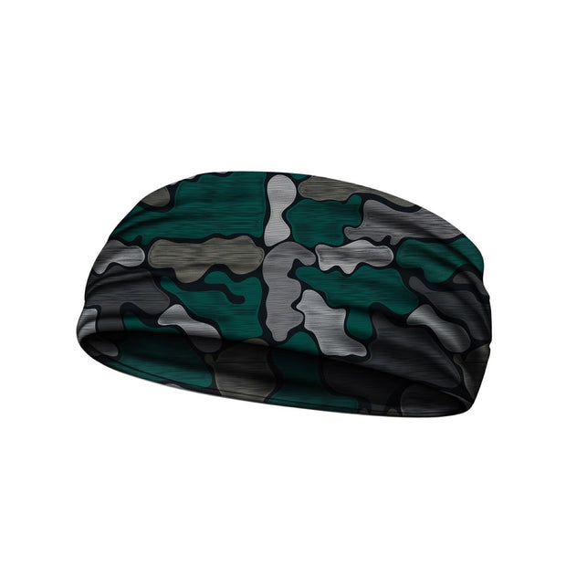  headbands brushed camo green 3 widths available