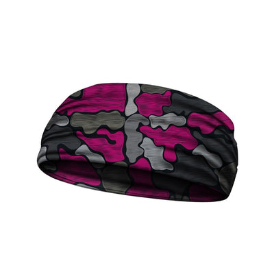  headbands brushed camo pink 3 widths available