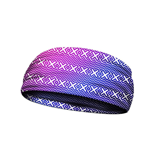  headbands grape aztec purple 3 widths available