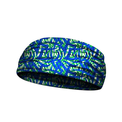   headbands blue and green 3 widths available