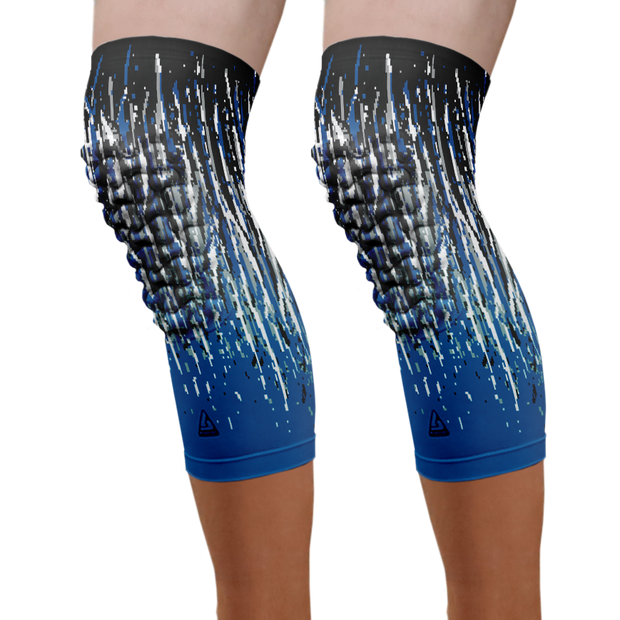 multi color pattern knee sleeves