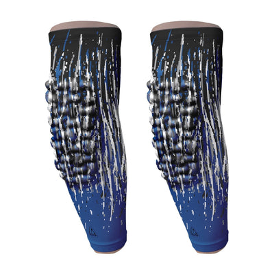  padded arm sleeve royal blue streaks