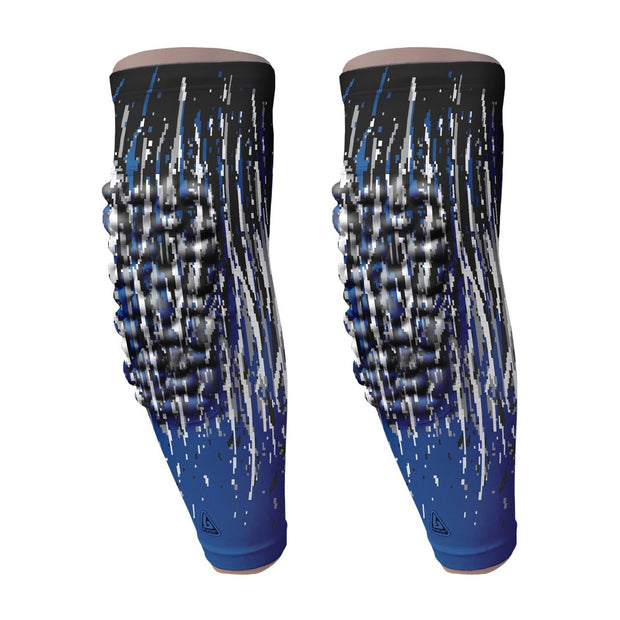  padded arm sleeve royal blue streaks