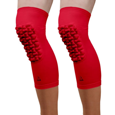  padded knee sleeve red knee