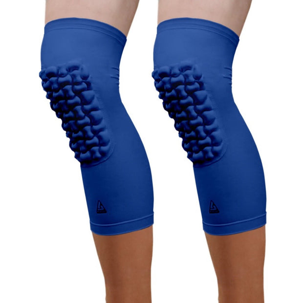  padded knee sleeve royal blue knee