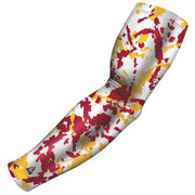 flaked camo maroon gold b driven slv_pro arm sleeve