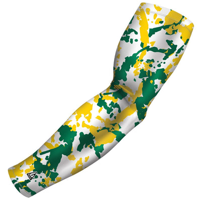   flaked camo green gold b driven slv_pro arm sleeve