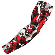 flaked camo red black b driven slv_pro arm sleeve