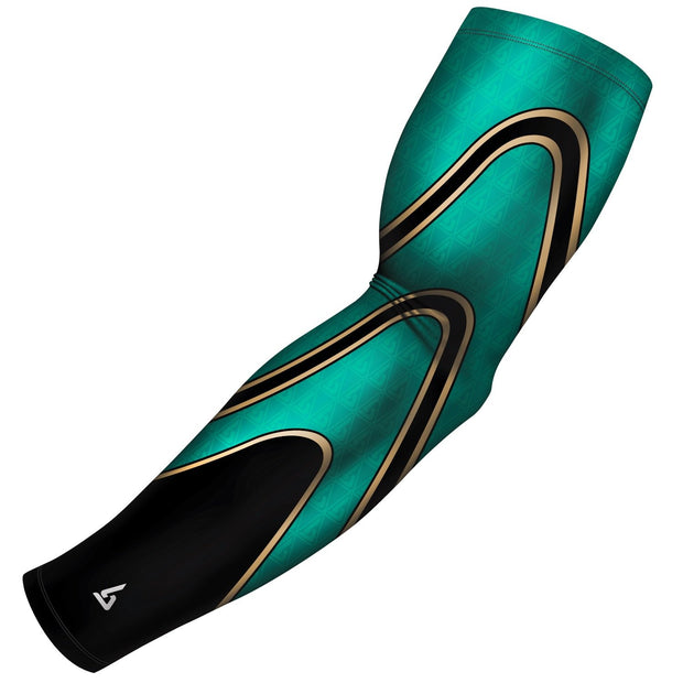 tri pipes green gold b driven slv_pro arm sleeve