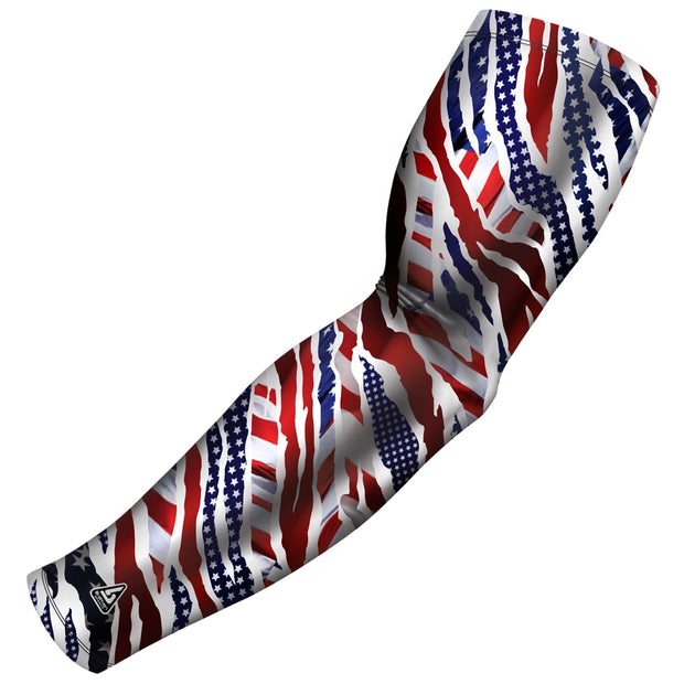 patriot emblem baseball arm sleeve