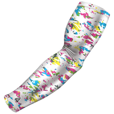 pink and blue swag camo arm sleeve