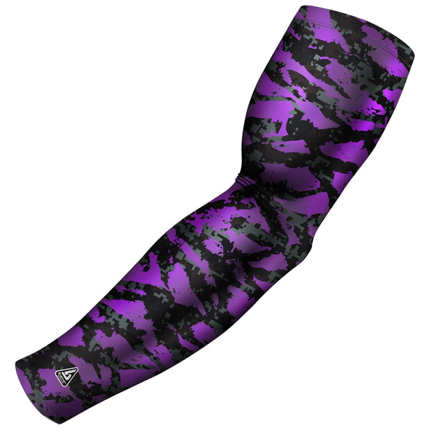 purple black swag camo arm sleeve