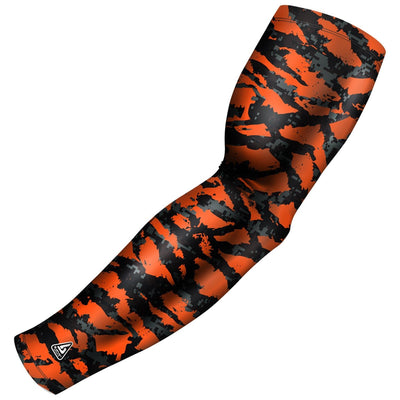 orange black swag camo arm sleeve