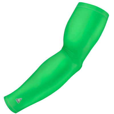 slv_pro arm sleeve solid neon green b driven