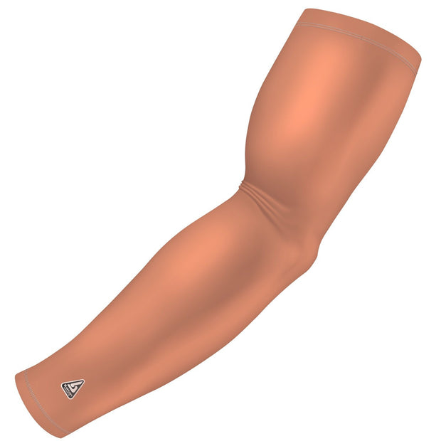 slv_pro arm sleeve solid light medium brown b driven
