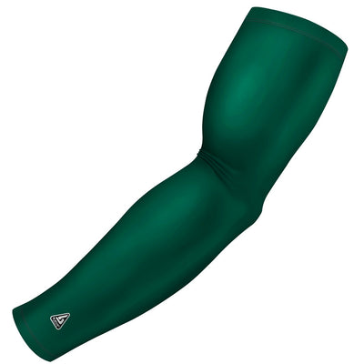 solid green oakland as compression arm sleeve by b driven sports