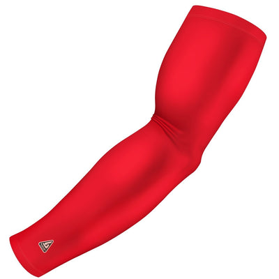 solid red mlb colors compression arm sleeve by b driven sports