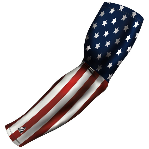 patriot flag baseball arm sleeve
