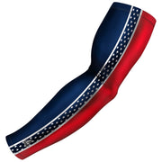 patriot series red blue compression arm sleeve