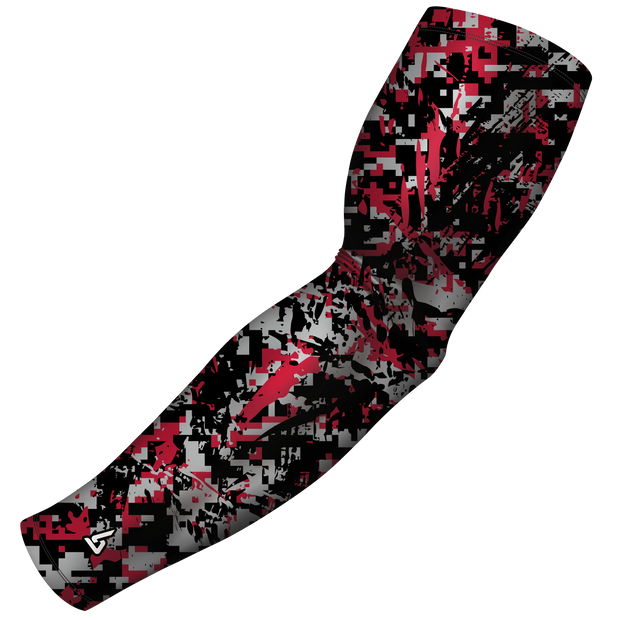 Baseball | Compression Arm Sleeve - Red