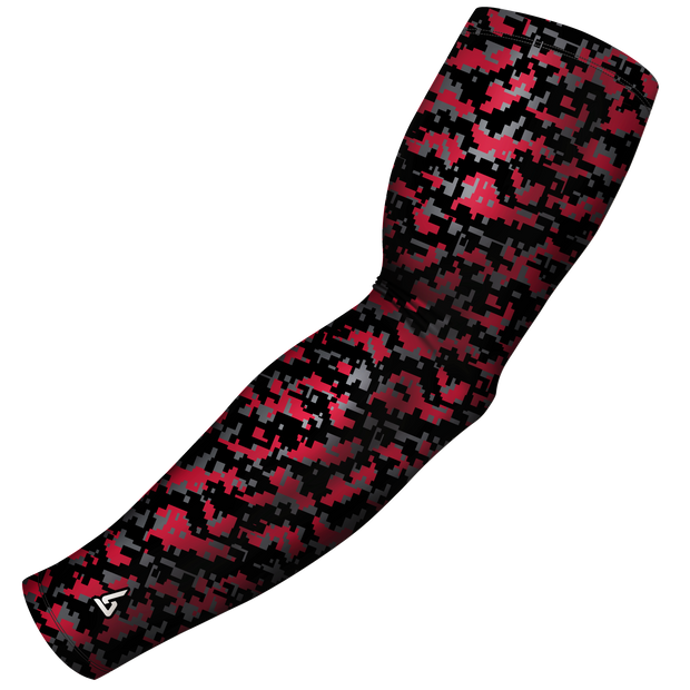 Basketball | Compression Arm Sleeve - Red