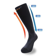 3 Pack Graduated Compression Socks Black pair
